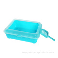 Wholesale self-cleaning big plastic cat litter box